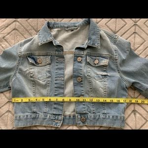 WOMENS DENIM CROPPED JEAN JACKET